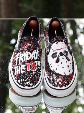 Vans Classic Slip On House of Terror Friday The 13th